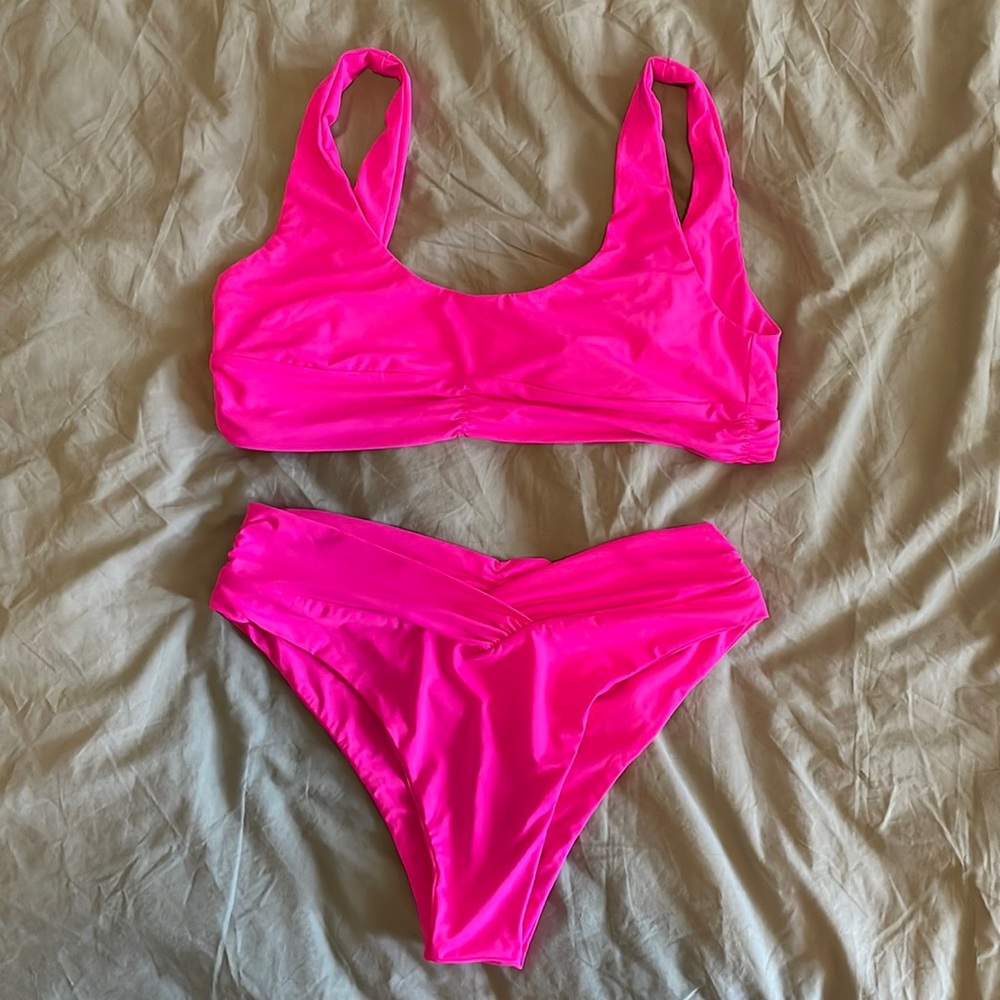 Riot Swim Hot Pink Bikini